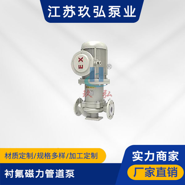 HCLF無（wú）泄漏襯氟磁力管道泵（bèng）(圖1)